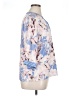 Flora Nikrooz Floral Blue 3/4 Sleeve Blouse Size XL - photo 4