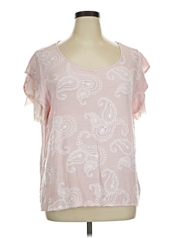 Forgotten Grace Short Sleeve Blouse (view 1)