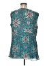 Bisou Bisou Teal Sleeveless Blouse Size 1X - photo 2