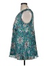 Bisou Bisou Teal Sleeveless Blouse Size 1X - photo 5