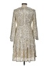 Eliza J Metallic Silver Cocktail Dress Size 6 - photo 2
