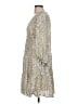 Eliza J Metallic Silver Cocktail Dress Size 6 - photo 5