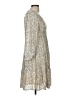 Eliza J Metallic Silver Cocktail Dress Size 6 - photo 4