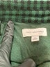Free Assembly Houndstooth Green Long Sleeve Blouse Size M - photo 7