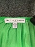 Maison d' Amelie 100% Polyester Green Long Sleeve Blouse Size XXS - photo 7