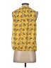 Unbranded 100% Polyester Yellow Sleeveless Blouse Size S (estimated) - photo 2