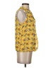 Unbranded 100% Polyester Yellow Sleeveless Blouse Size S (estimated) - photo 4