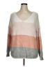 Adora Color Block White Pullover Sweater Size 1X - photo 1