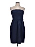 Thread Solid Color Block Blue Cocktail Dress Size 10 - photo 1