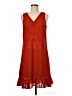 Sharagano 100% Polyester Orange Casual Dress Size 6 - photo 1