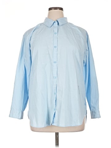Gloria Vanderbilt Long Sleeve Button-Down Shirt (view 1)