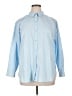Gloria Vanderbilt 100% Cotton Blue Long Sleeve Button-Down Shirt Size XL - photo 1