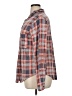C&C California Plaid Orange Long Sleeve Blouse Size XL - photo 5
