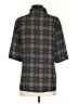 Assorted Brands Print Black 3/4 Sleeve Button-Down Shirt Size 0 - photo 2
