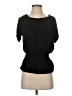 b.young 100% Viscose Black Short Sleeve Blouse Size EU 34 / US 4 - photo 1