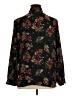 Bar III 100% Polyester Floral Black Long Sleeve Blouse Size XL - photo 2