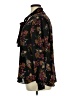 Bar III 100% Polyester Floral Black Long Sleeve Blouse Size XL - photo 5