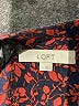Ann Taylor LOFT Floral Orange Long Sleeve Blouse Size M - photo 7