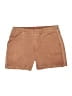 SPANX Solid Brown Khaki Shorts Size XL - photo 1