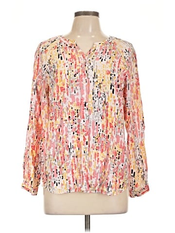 Christopher & Banks Long Sleeve Blouse (view 1)