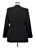 Assorted Brands 100% Polyester Stripes Black Blazer Size 20 - photo 2