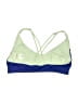 L Space Color Block Blue Swimsuit Top Size L - photo 2