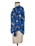 Express 100% Polyester Blue 3/4 Sleeve Blouse Size XS - photo 5