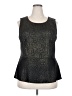 Alfani Black Sleeveless Blouse Size 2X - photo 1