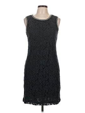 embellished lace sheath dress Embellished Lace Mermaid Midi Dress Lace Taupe / XS