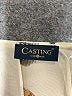 Casting 100% Polyester Ivory Long Sleeve Blouse Size Med (2 or M) - photo 7