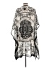 Lucky & Coco 100% Polyester Silver Poncho Size L - photo 2