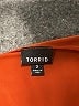 Torrid 100% Polyester Orange Sleeveless Blouse Size 2X Plus (2) - photo 7