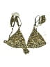 Solido Animal Print Gold Swimsuit Top Size S - photo 1