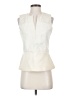 Theory Ivory Sleeveless Blouse Size S - photo 1