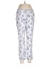 Mario Serrani Print Blue Casual Pants Size 8 - photo 1