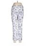 Mario Serrani Print Blue Casual Pants Size 8 - photo 2