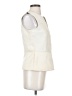 Theory Ivory Sleeveless Blouse Size S - photo 4