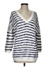 CAbi Stripes Silver Pullover Sweater Size S - photo 1