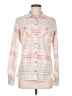 Marmot 100% Polyester Stripes Orange Long Sleeve Blouse Size M - photo 1