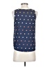 Ella Moss Blue Sleeveless Blouse Size S - photo 2