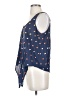Ella Moss Blue Sleeveless Blouse Size S - photo 5