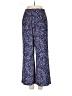 Blue Life 100% Polyester Floral Blue Casual Pants Size S - photo 1