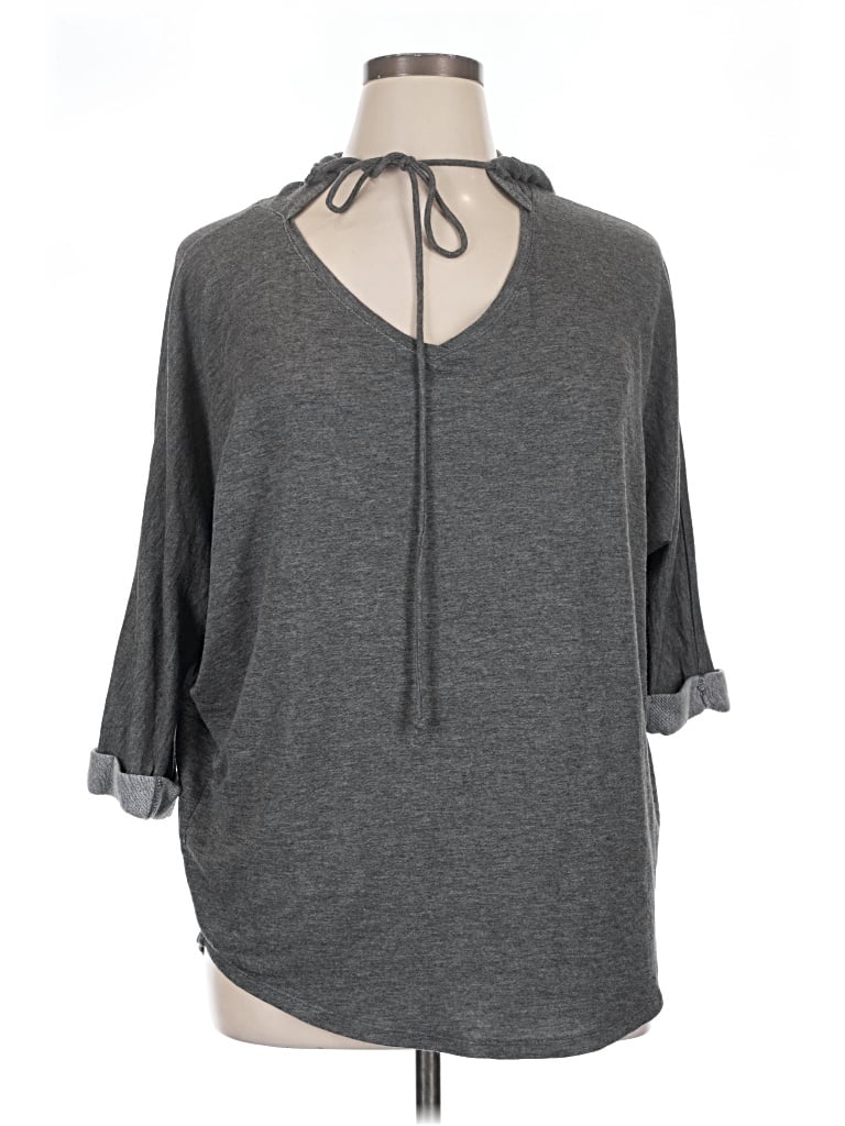 Pre-owned Tresics Poncho In Gray