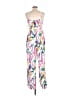 Bar III 100% Rayon White Jumpsuit Size 10 - photo 2