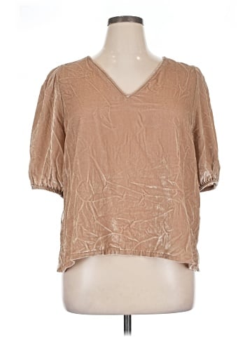 Ann Taylor LOFT Short Sleeve Blouse (view 1)