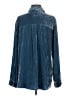 Eileen Fisher Metallic Blue Long Sleeve Blouse Size XXS - photo 2
