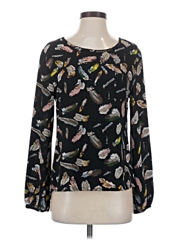 Noir Long Sleeve Blouse (view 1)