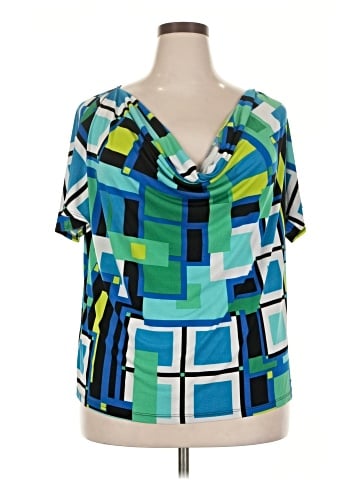 I.N. Studio Short Sleeve Blouse (view 1)