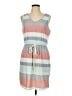 Shein Stripes Gray Casual Dress Size L - photo 1