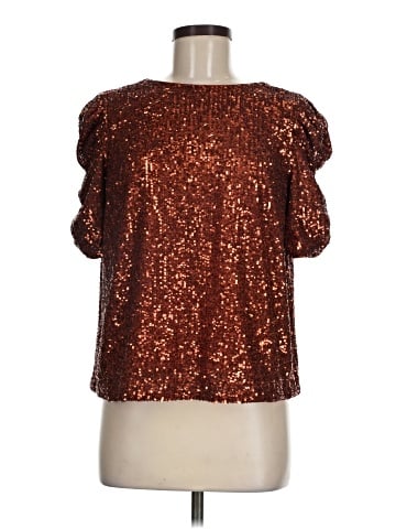 By Anthropologie Short Sleeve Blouse (view 1)